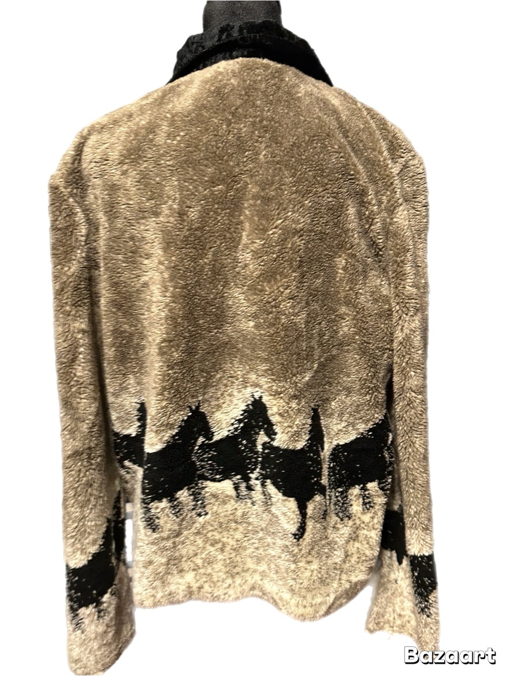 Vintage 90’s horse print fleece jacket. - Picture 2 of 7